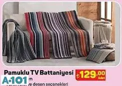 PAMUKLU TV/TELEVİZYON BATTANİYESİ PAMUKLU TV/TELEVİZYON BATTANİYESİ